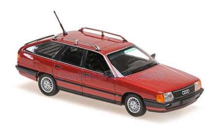 Modelauto 1:43 | Minichamps 940015211 | Audi 100 C3 Avant Rood 1990