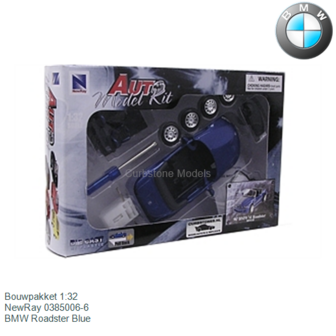 Bouwpakket 1:32 | NewRay 0385006-6 | BMW Roadster Blue