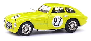Modelauto 1:43 | Artmodel ART016 | Ferrari 166 Yellow 1950 #27 - Y.Simon