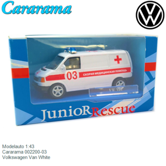 Modelauto 1:43 | Cararama 002200-03 | Volkswagen Van White