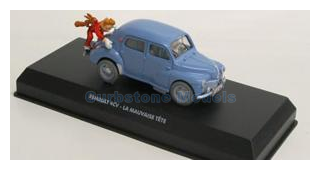 Modelauto 1:43 | Atlas BB035 | Renault 4CV Blue - -.Robbedoes