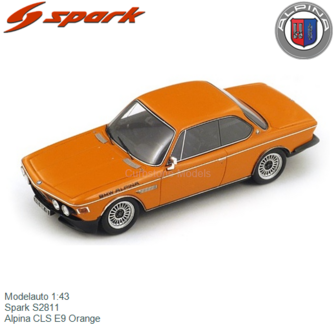 Modelauto 1:43 | Spark S2811 | Alpina CLS E9 Orange