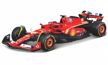 Modelauto 1:18 | Bburago 18-16815SI | Scuderia Ferrari SF-24 2024 #55 - C.Sainz