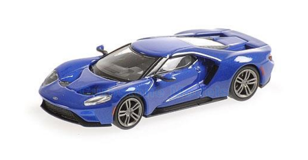 Modelauto 1:87 | Minichamps 870088024 | Ford GT Metallic Blue 2018