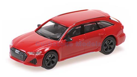 Modelauto 1:87 | Minichamps 870010010 | Audi RS6 Avant Metallic Red 2019