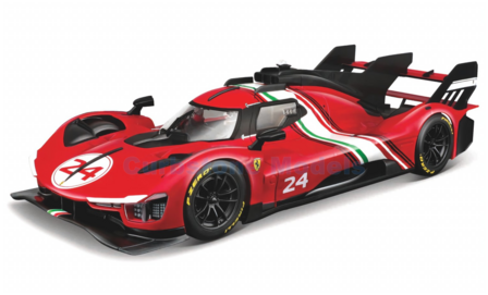Modelauto 1:18 | Bburago 18-16302 | Ferrari 499P | AF Corse - Francorchamps Motors 2024 #24