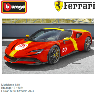 Modelauto 1:18 | Bburago 18-16021 | Ferrari SF90 Stradale 2024