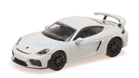 Modelauto 1:87 | Minichamps 870067604 | Porsche 718 cayman gt4 981 White 2019