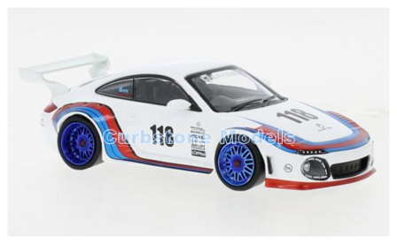 Modelauto 1:43 | IXO-Models MOC321 | Porsche 911 (997) Old &amp; New White #118