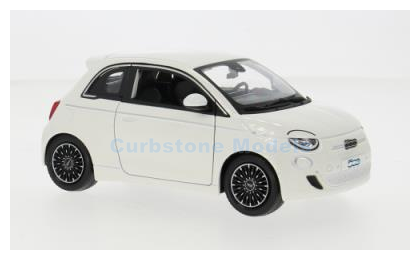 Modelauto 1:24 | Bburago 18-21110WHITE | Fiat 500e White 2023