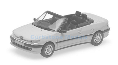 Modelauto 1:87 | Minichamps 870112034 | Peugeot 306 Cabrio Metallic Red 1998