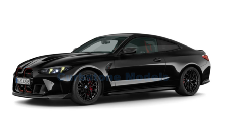 Modelauto 1:43 | Minichamps 410025121 | BMW M M4 CS Metallic Black 2024