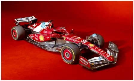 Modelauto 1:18 | Bburago 18-16816H | Scuderia Ferrari SF25 2025 #44 - L.Hamilton