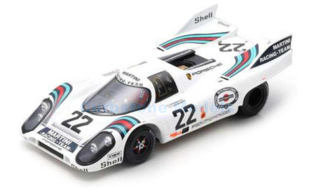 Modelauto 1:18 | Spark 18LM71 | Porsche 917K | Martini Racing Team 1971 #22 - G.van Lennep - H.Marko