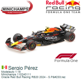 Modelauto 1:18 | Minichamps 110240111 | Oracle Red Bull Racing RB20 2024 - S.P&amp;#233;rez
