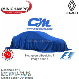 Modelauto 1:18 | Minichamps 117061802 | Renault F1 R26 2006 #1