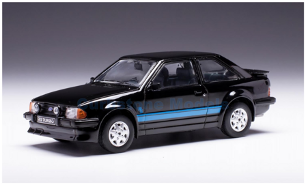 Modelauto 1:43 | IXO-Models CLC419N | Ford Escort MK.3 RS Turbo Zwart 1984