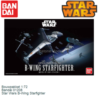 Bouwpakket 1:72 | Bandai 01208 | Star Wars B-Wing Starfighter