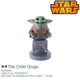 Modelauto  | Cable Guys CRSW400417 | Star Wars The Mandalorion Phone Stand - T.Grogu
