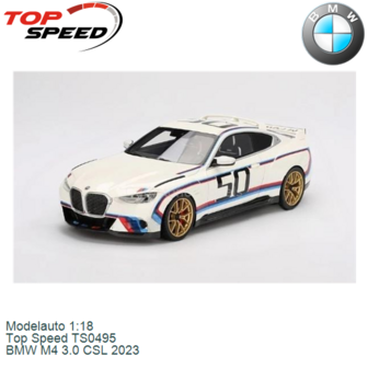 Modelauto 1:18 | Top Speed TS0495 | BMW M4 3.0 CSL 2023