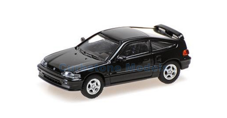 Modelauto 1:87 | Minichamps 870161022 | Honda CR-X MK2 Zwart 1987