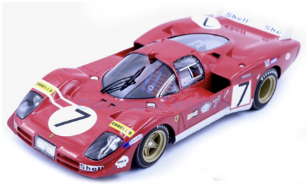 Modelauto 1:18 | Top Marques Collectibles TOP135C | Scuderia Ferrari 512S 1970 #7 - D.Bell - R.Peterson
