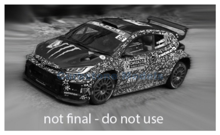 Modelauto 1:18 | IXO-Models 530136105 | Toyota Gazoo Racing WRT GT Yaris Rally2 2025 #20 - E.Edmondson - O.Solberg