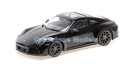 Modelauto 1:18 | Minichamps 155064022 | Porsche 911 Carrera Coup&eacute; (992.2) Metallic Black 2024