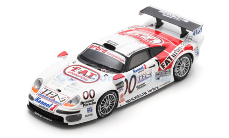 Modelauto 1:43 | Spark US207 | Porsche 911 GT1 | Larbre Competition 1998 #00 - A.Ahrl&eacute; - C.Bouchut - P.Goueslard - C.Rosen