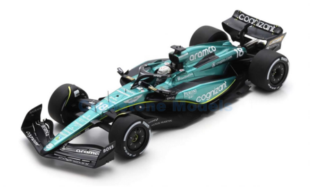 Modelauto 1:18 | Spark 18S957 | Aston Martin Aramco Cognizant Formula One Team AMR23 2023 #18 - L.Stroll