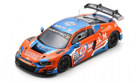 Modelauto 1:43 | Spark AS073 | Audi R8 LMS GT3 EVO 2 | Wash It Team MPC 2024 #22 - C.Haase - L.Talbot - K.van der Linde