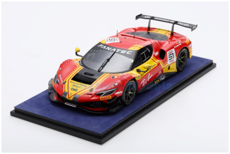 Modelauto 1:18 | Looksmart LS18RC188 | Ferrari 296 GT3 | AF Corse - Francorchamps Motors 2024 #51 - A.Rovera - D.Rigon - A.Pier