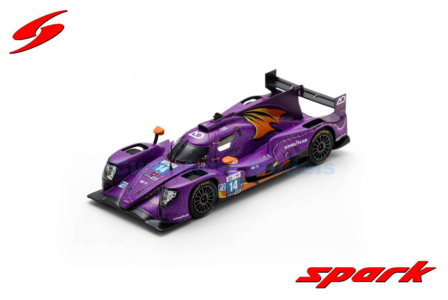 Modelauto 1:43 | Spark S9132 | Oreca 07 Gibson LMP2 | AO by TF 2024 #14 - L.Del&eacute;traz - A.Quinn - P.Hyett