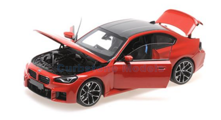 Modelauto 1:18 | Minichamps 110023120 | BMW M2 G87 Metallic Red 2023
