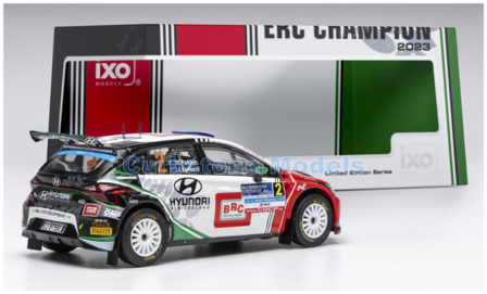 Modelauto 1:43 | IXO-Models RAM952A.22 | Hyundai i20 N Rally2 2023 #2 - J.Kennard - H.Paddon
