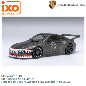 Modelauto 1:43 | IXO-Models MOC342.22 | Porsche 911 (997) Old and New Old and New 2023