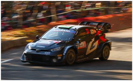 Modelauto 1:43 | IXO-Models RAM965.22 | Toyota Gazoo Racing GR Yaris Rally1 Hybrid 2024 #33 - E.Evans - S.Martin