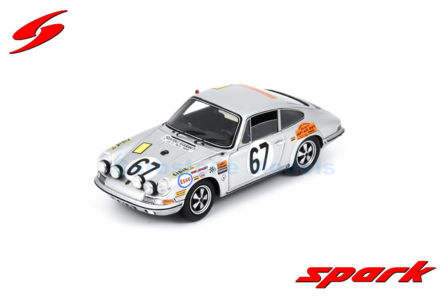 Modelauto 1:43 | Spark S9745 | Porsche 911 S | Farjon Racing Team 1969 #67 - P.Farjon - J.Dechaumel 