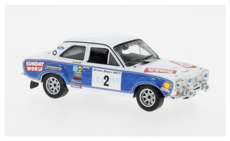 Modelauto 1:43 | IXO-Models RAC438.22 | Ford Motor Co. Ltd. Escort MK.I RS 1600 1975 #2 - B.Coleman - P.Phelan 