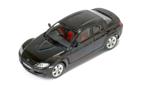 Modelauto 1:43 | PremiumX PRD331 | Mazda RX-8 Black 2003