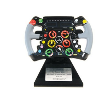 Accessoire 1:2 | Minichamps 251120007 | MERCEDES AMG PETRONAS F1 TEAM W03 Steering Wheel 2012 - M.Schumacher