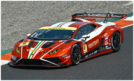 Modelauto 1:43 | Spark 43SGT25000 | Lamborghini GT3 | JLOC - VENTENY 2025 #0 - T.Kogure - Y.Motojima