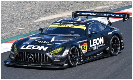 Modelauto 1:43 | Spark 43SGT25065 | Mercedes AMG GT3 | LEON Pyramid Racing 2025 #65 - N.Gamou - T.Suganami