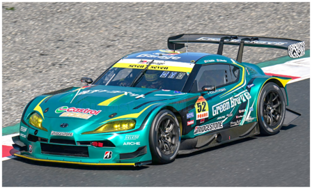 Modelauto 1:43 | Spark 43SGT25052 | Toyota GR Supra GT | Saitama Green Brave 2025 #25 - H.Yoshida - S.Nonaka