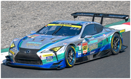 Modelauto 1:43 | Spark 43SGT25060 | Lexus LC500 | Syntium Lmcorsa 2025 #60 - H.Yoshimoto - S.Kohno