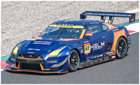 Modelauto 1:43 | Spark 43SGT25062 | Nissan GT-R NISMO GT3 | HELM Motorsports 2025 #62 - Y.Hiraki - R.Hiraki