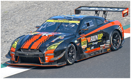 Modelauto 1:43 | Spark 43SGT25360 | Nissan GT-R NISMO GT3 | TOMEI Sports 2025 #360 - T.Aoki - R.Arakawa