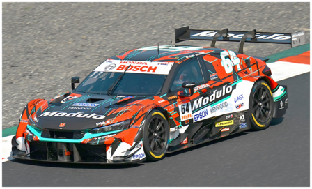 Modelauto 1:43 | Spark 43SGT25064 | Honda Civic Type R-GT | Modulo Nakajima Racing 2025 #64 - T.Izawa - R.Okusa