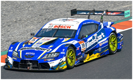 Modelauto 1:43 | Spark 43SGT25019 | Toyota GR Supra GT | TGR Team WedsSport 2025 #19 - Y.Kunimoto - S.Sakaguchi