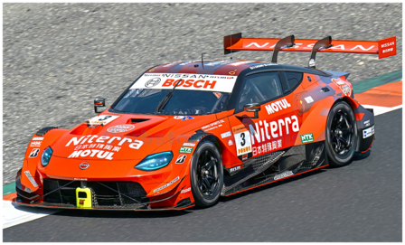 Modelauto 1:43 | Spark 43SGT25003 | Nissan Fairlady Z NISMO | Niterra MOTUL Z NISMO NDDP 2025 #3 - D.Sasaki - A.Miyake